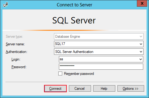 Login SQL Server